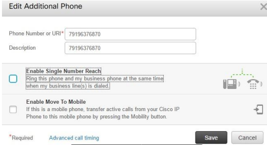 Edit Additional Phone