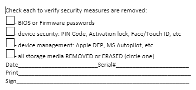 A close-up of a security formDescription automatically generated